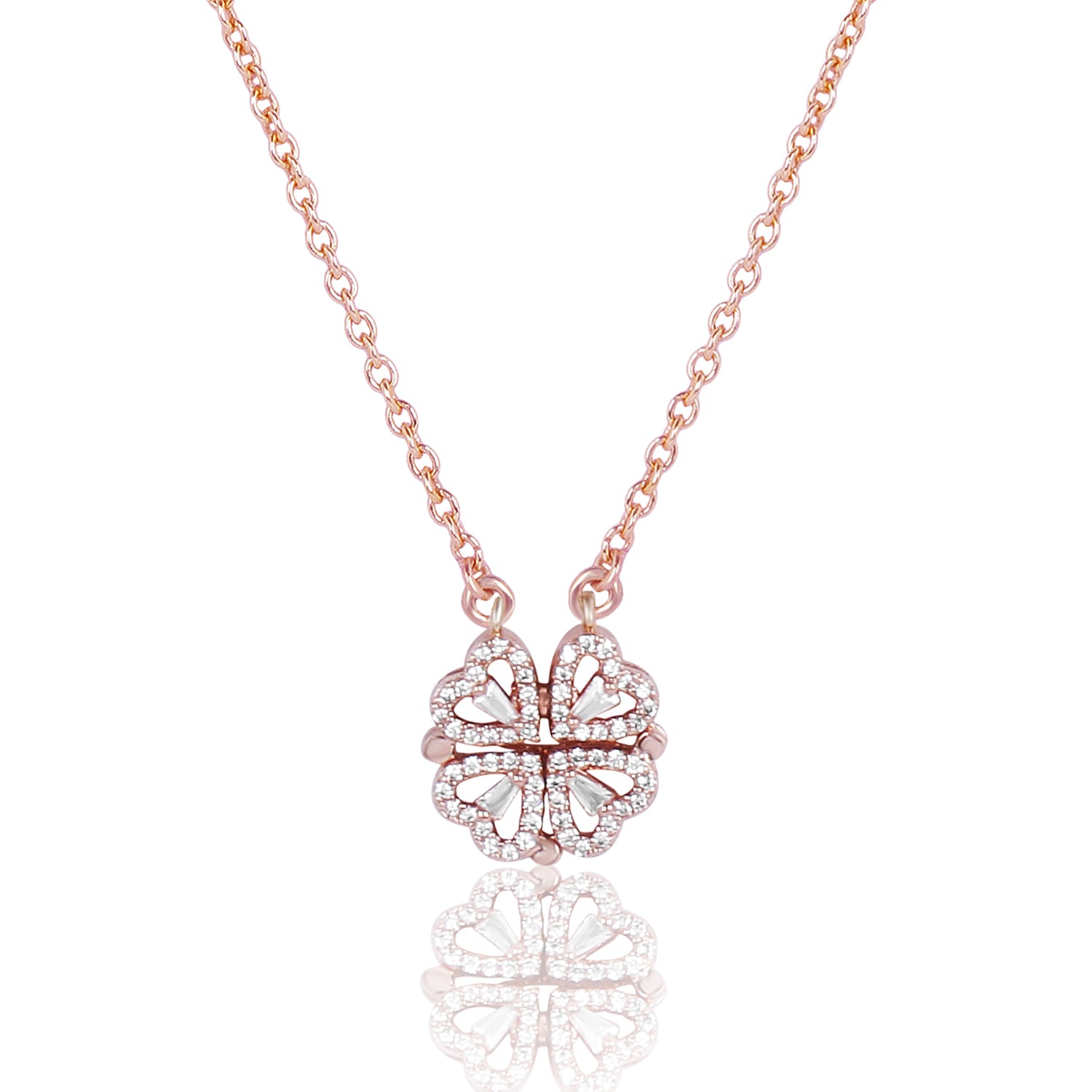 Four Heart ♥ Magnetic Necklace