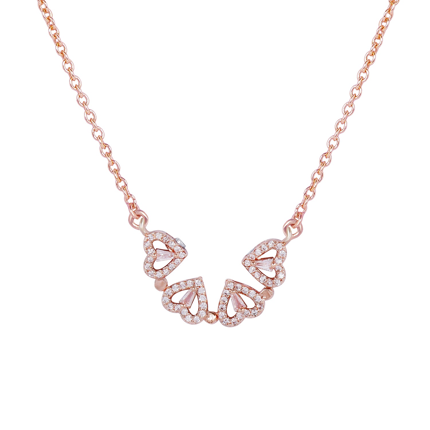Four Heart ♥ Magnetic Necklace